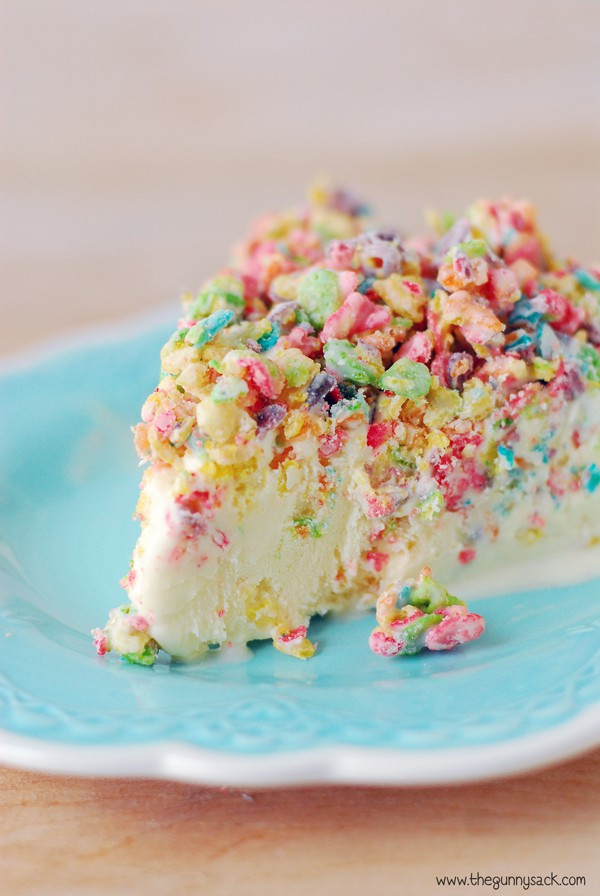 Fruity Pebbles Desserts
 Fruity Pebble Crunch Ice Cream Cake