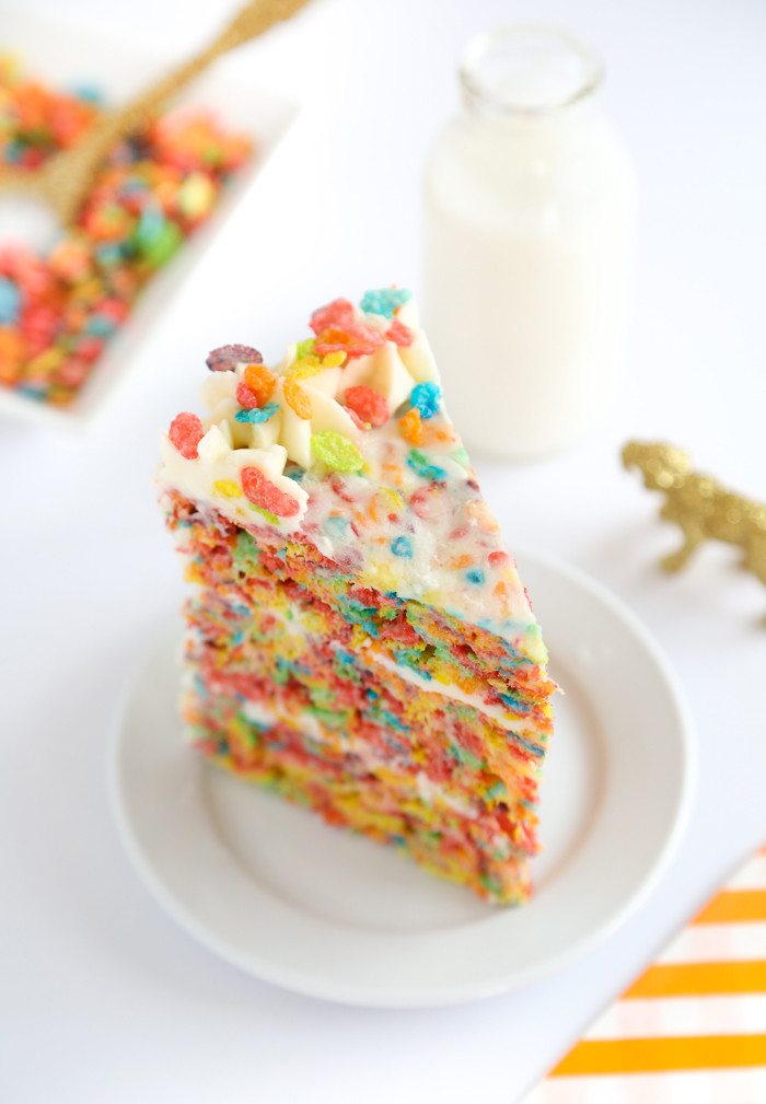 Fruity Pebbles Desserts
 Fruity Pebbles Crispy Treat Cake