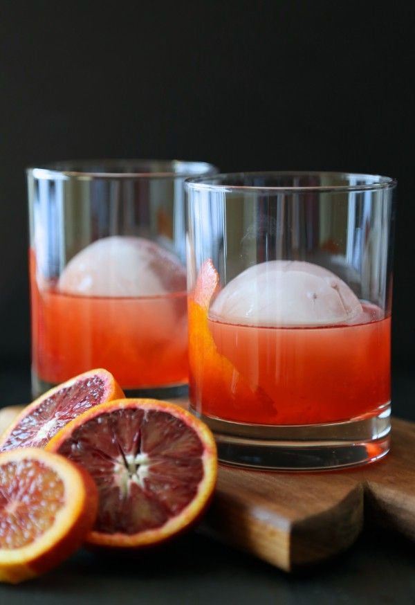 Fruity Whiskey Drinks
 blood orange whiskey negroni