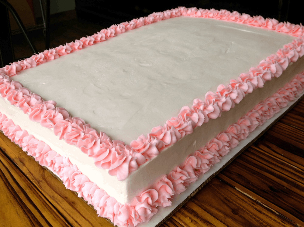 Full Sheet Cake
 Full Sheet Cake