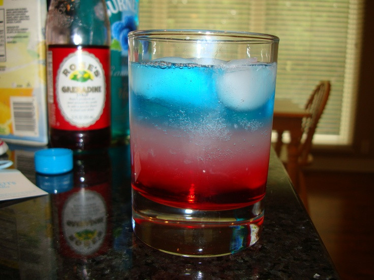 Fun Vodka Drinks
 Bomb Pop Drink Grenadine Lemonade d top it off