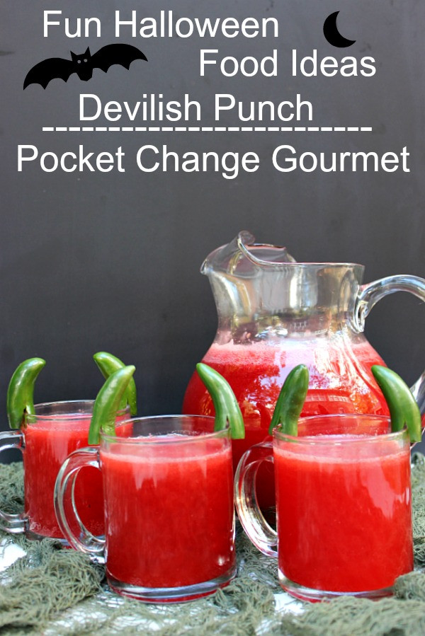 Funny Halloween Drinks
 Fun Halloween Food Ideas Devilish Punch Drink Recipe