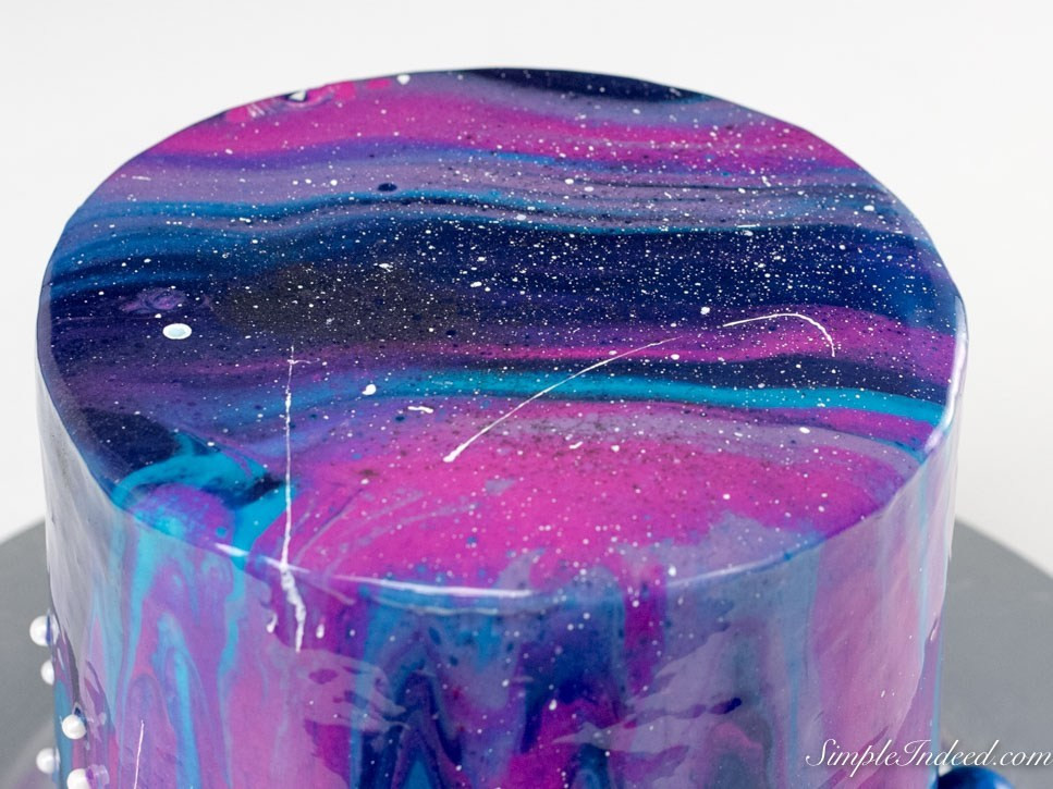 Galaxy Cake Recipe
 How to make a galaxy mirror cake and perks of being an