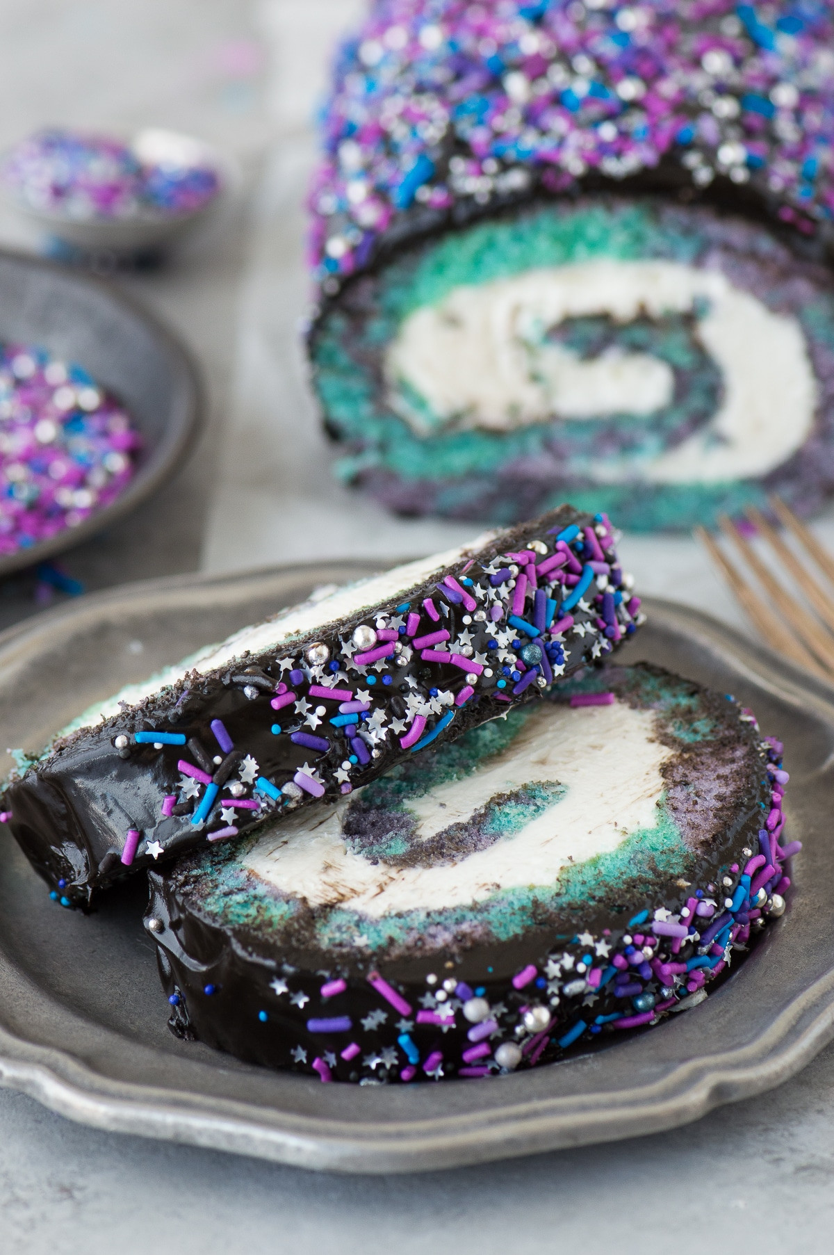 Galaxy Cake Recipe
 Galaxy Cake Roll