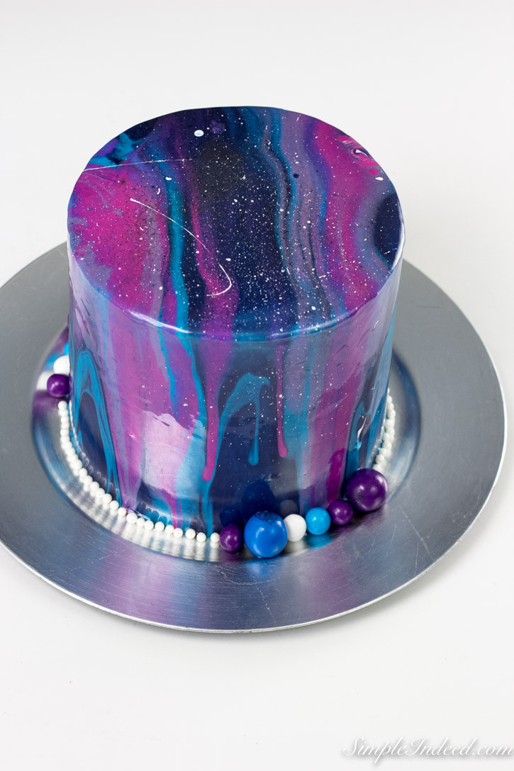 Galaxy Cake Recipe
 How to make a galaxy mirror cake and perks of being an
