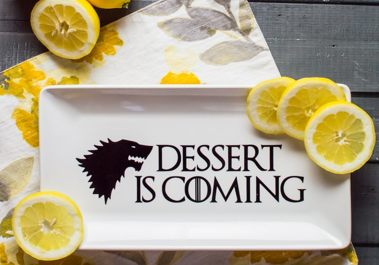 Game Of Thrones Desserts
 Game of Thrones Inspired Dessert Plate Simply Made Fun