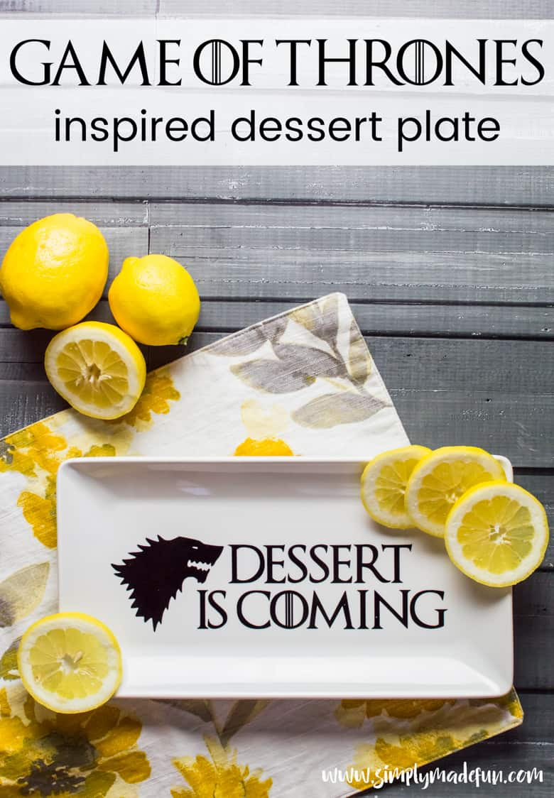 Game Of Thrones Desserts
 Game of Thrones Inspired Dessert Plate Simply Made Fun