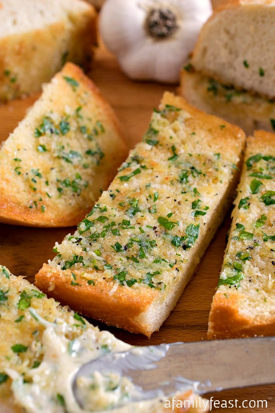 Garlic Bread Spread Recipe
 Garlic Bread A Family Feast