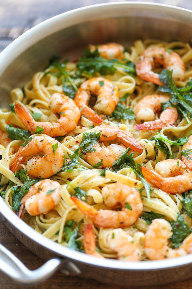 Garlic Butter Shrimp Pasta
 10 Easy Shrimp Recipes