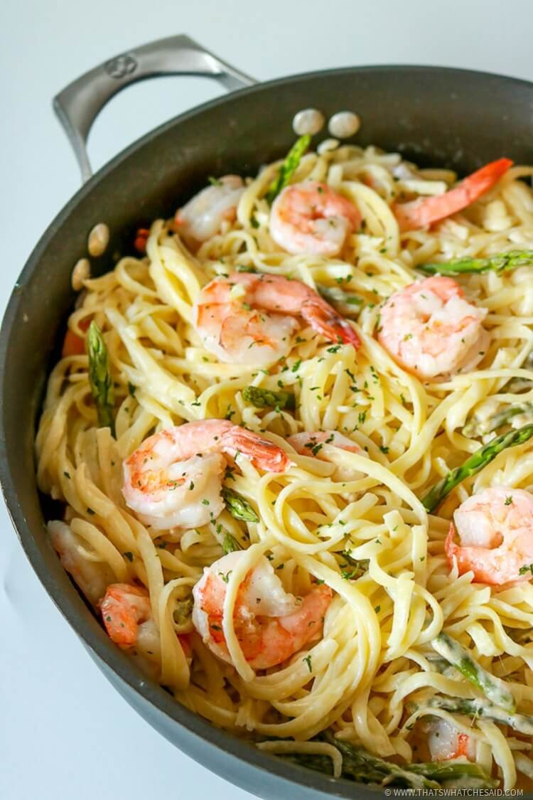 Garlic Butter Shrimp Pasta
 Garlic Butter Shrimp Pasta in White Wine Sauce That s