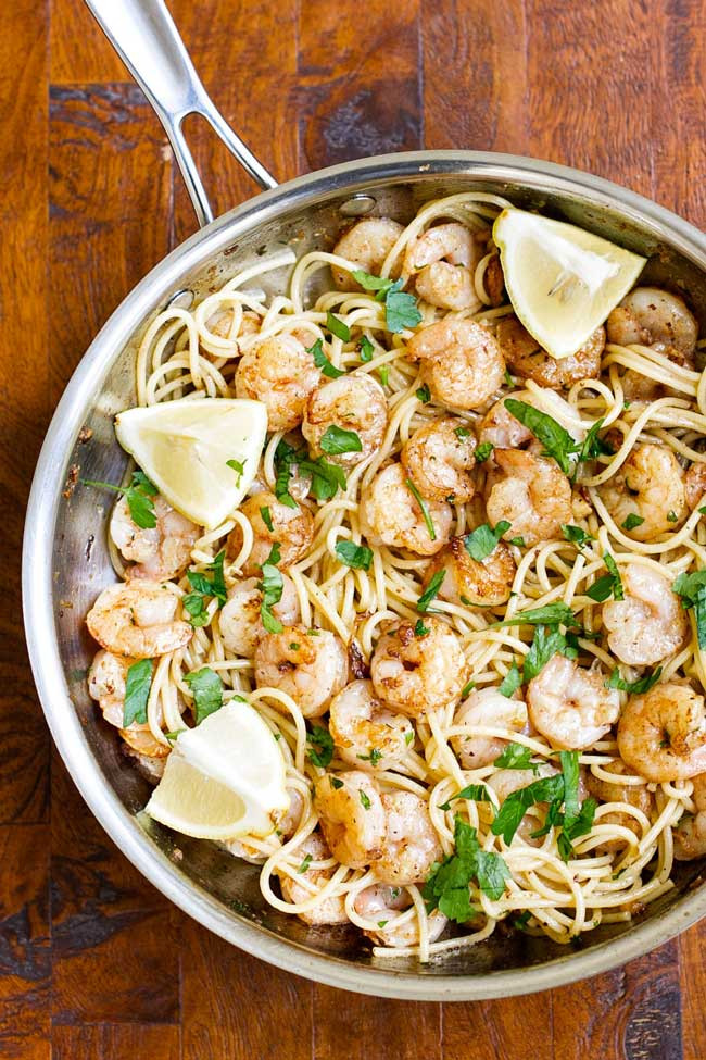 Garlic Butter Shrimp Pasta
 Garlic Butter Shrimp Pasta Quick & Easy