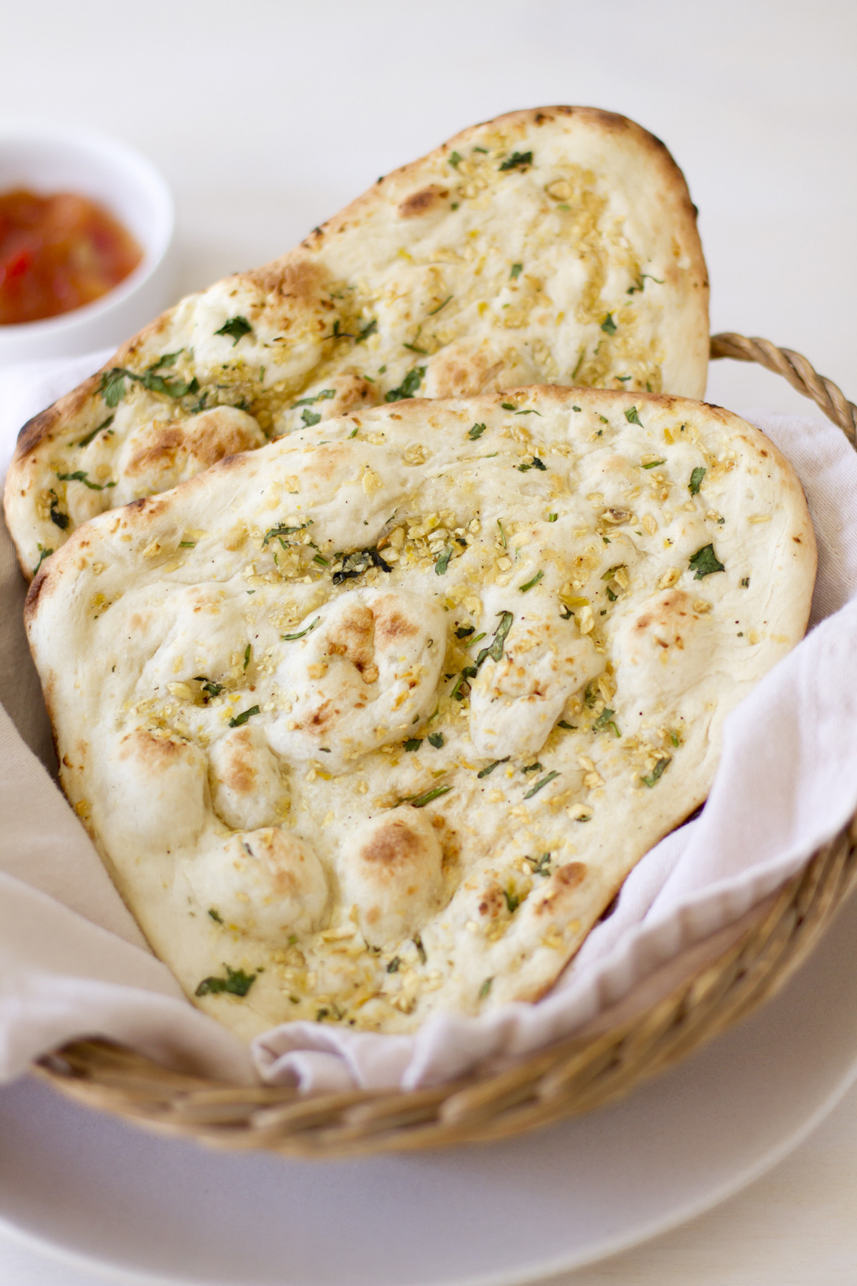 Garlic Naan Bread
 Garlic Naan