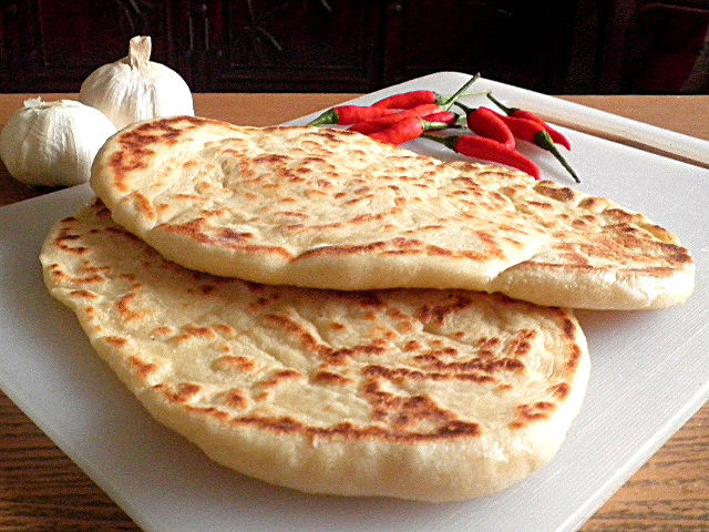 Garlic Naan Bread
 TREAT & TRICK GARLIC NAAN