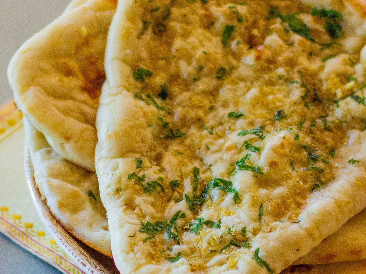 Garlic Naan Bread
 Garlic Naan Recipe Emily Farris