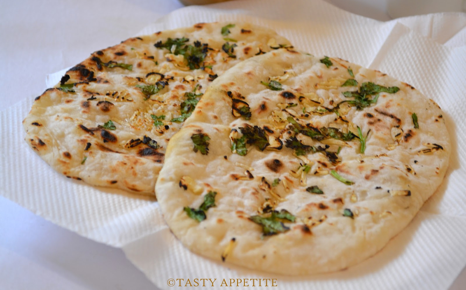 Garlic Naan Bread
 How to make Garlic Naan yeast free Step by Step Recipe