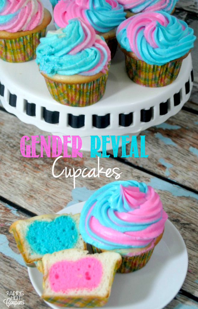 Gender Reveal Cupcakes
 Gender Reveal Cupcakes lifeofawhisk