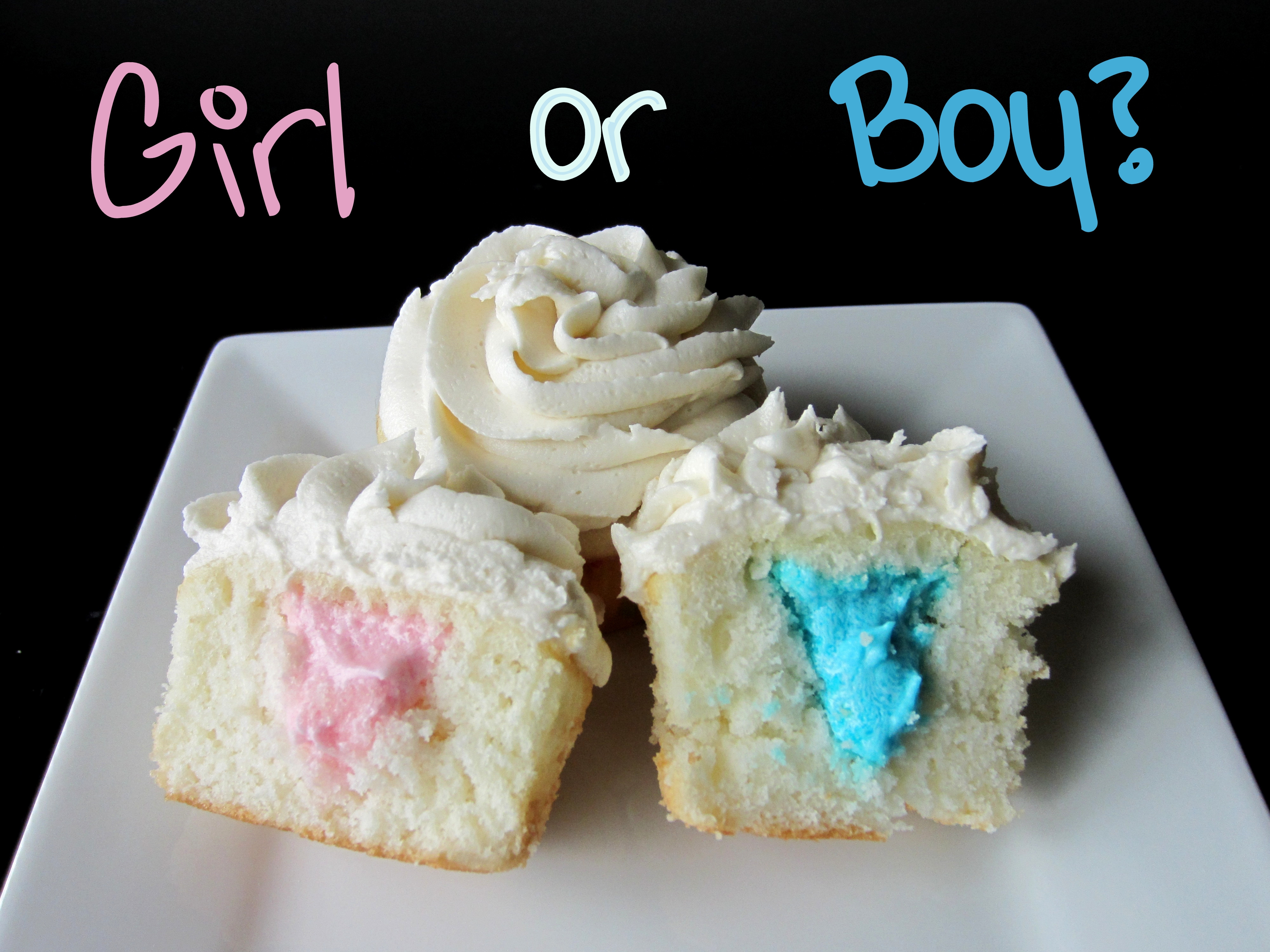 Gender Reveal Cupcakes
 Gender Reveal Cupcakes Love to be in the Kitchen