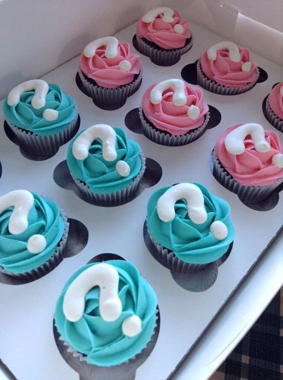 Gender Reveal Cupcakes
 31 Fun And Sweet Gender Reveal Party Ideas Shelterness