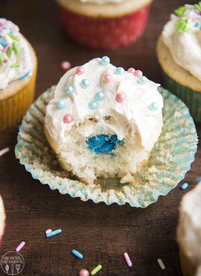 Gender Reveal Cupcakes
 Gender Reveal Cupcakes Like Mother Like Daughter