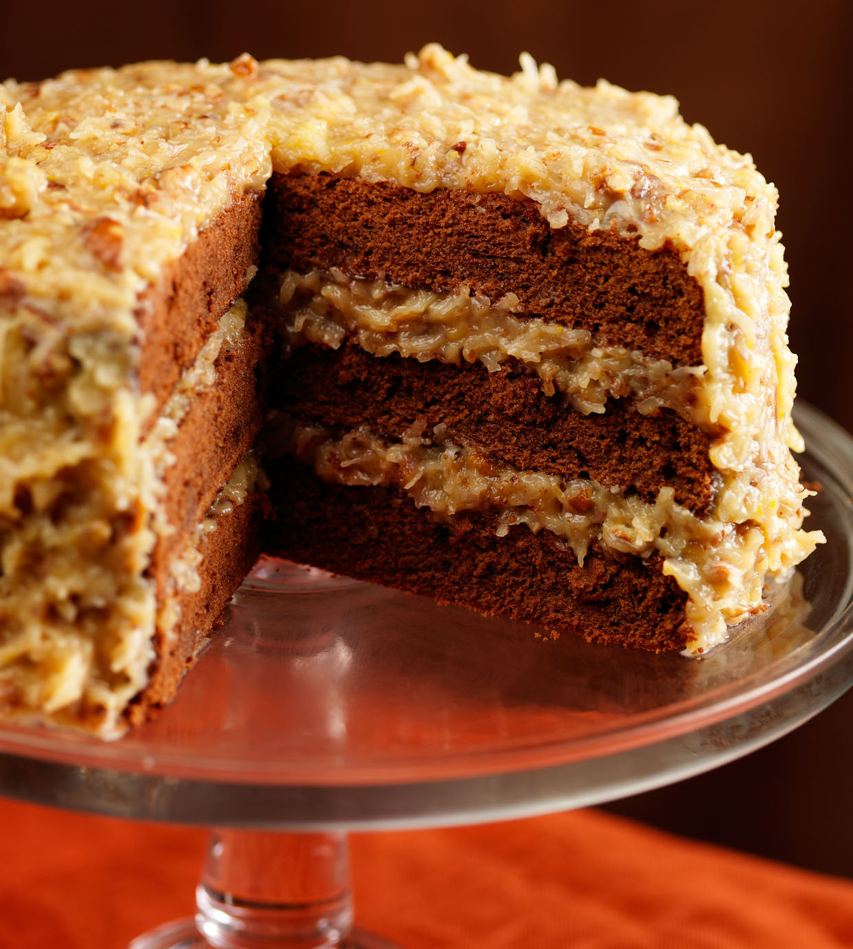 German Chocolate Cake
 GERMAN CHOCOLATE CAKE