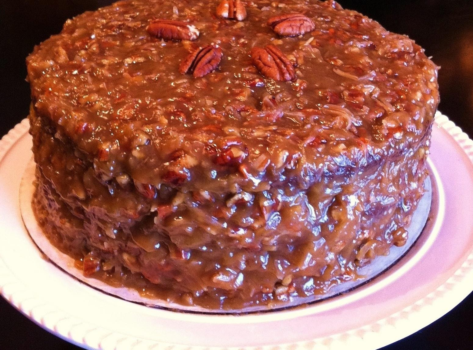 German Chocolate Cake Frosting Recipe
 GERMAN CHOCOLATE CAKE WITH COCONUT PECAN FROSTING Recipe