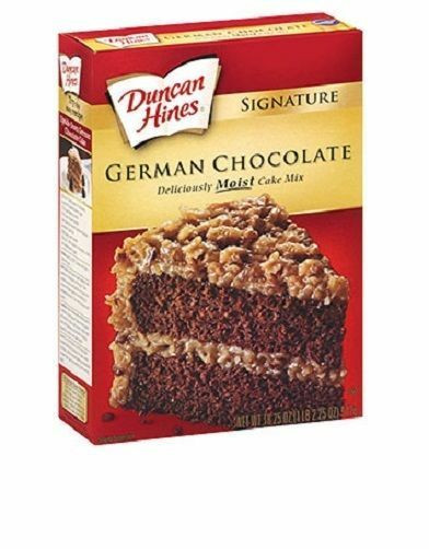 German Chocolate Cake Mix
 Duncan Hines Signature German Chocolate Cake Mix 18 oz Box