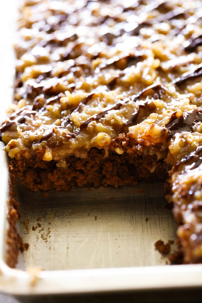 German Chocolate Sheet Cake
 German Chocolate Sheet Cake Chef in Training