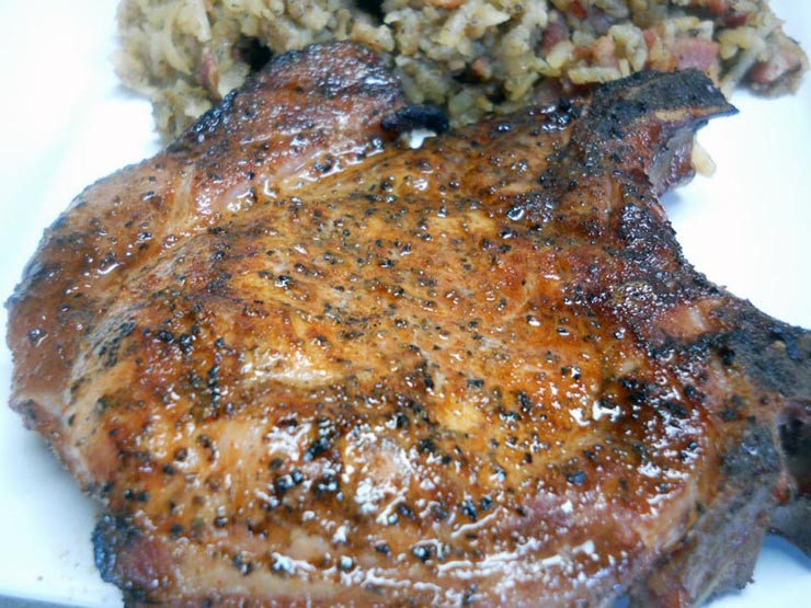 German Pork Chops
 German Style Cured Pork chop Gepockelte The BBQ