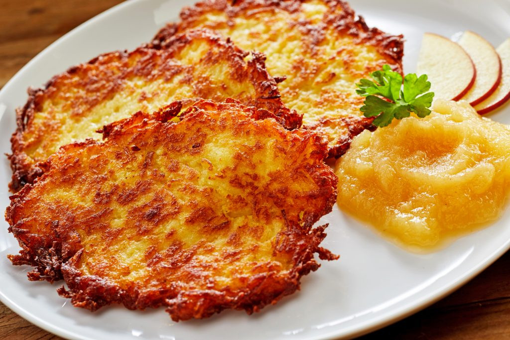 German Potato Pancakes
 Traditional Kartoffelpuffer German Potato Pancakes The