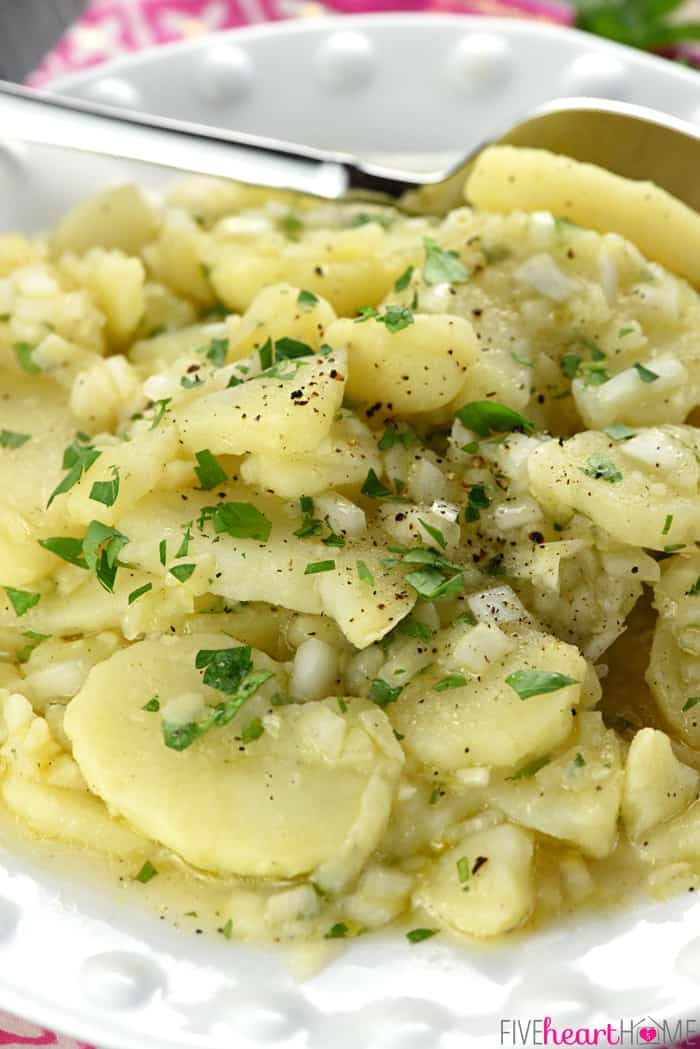 German Potato Salad Recipes
 Simple German Swabian Potato Salad Schwäbischer