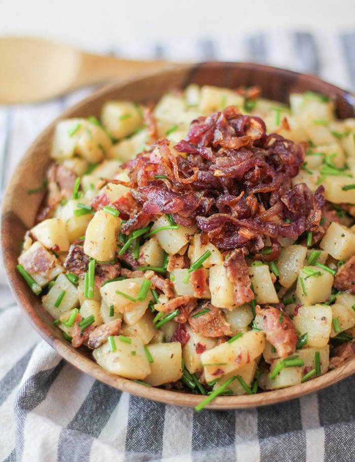 German Style Potato Salad
 German Style Potato Salad with Caramelized ions The