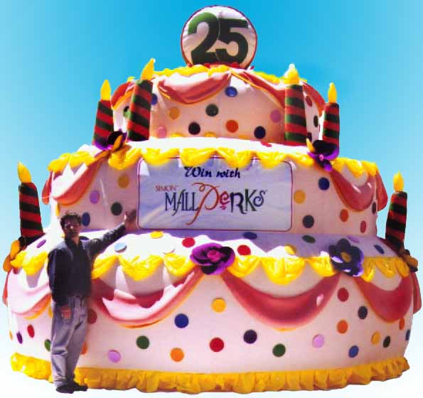 Giant Birthday Cake
 Inflatable Cake Rental Rent a Giant Cake