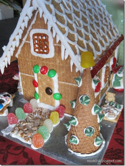 Gingerbread House With Graham Crackers
 Made By K Graham Cracker “Gingerbread” House