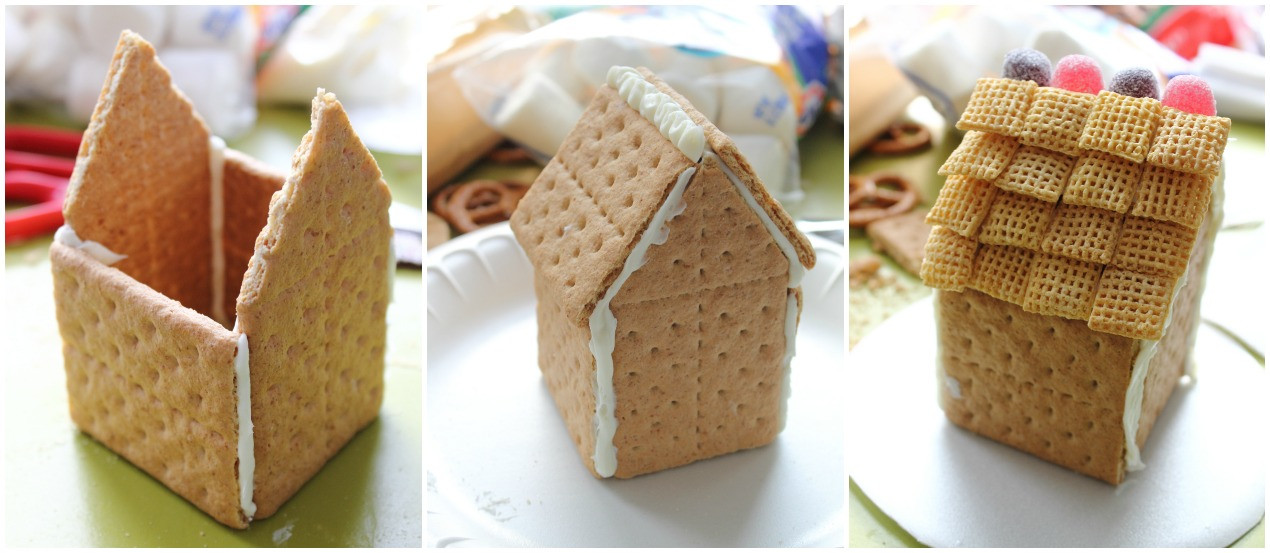 Gingerbread House With Graham Crackers
 Make it Cozee Graham Cracker Gingerbread House