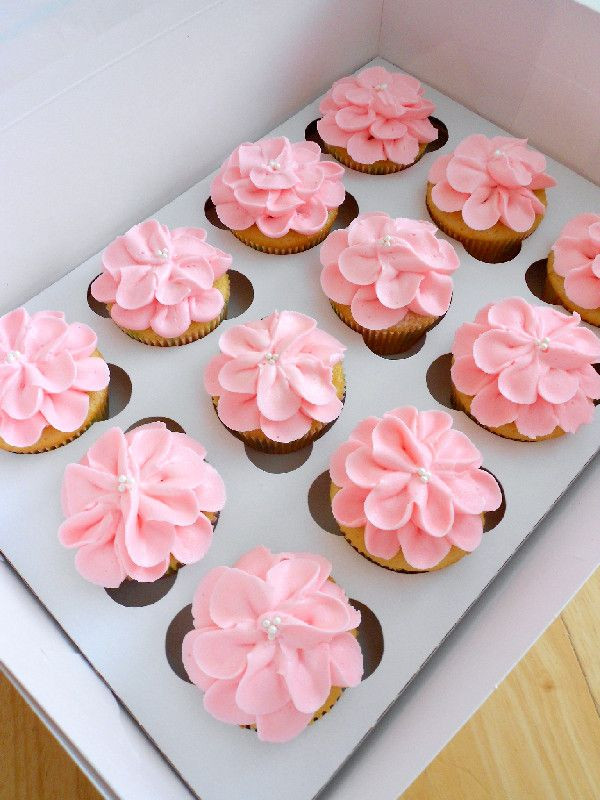 Girl Baby Shower Cupcakes
 Baby Girl Cupcakes on Pinterest