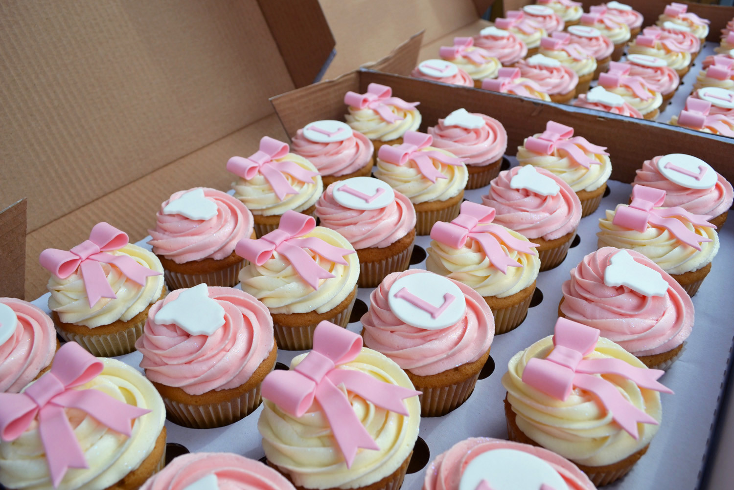 Girl Baby Shower Cupcakes
 Little Paper Cakes Baby Girl Baby Shower Cupcakes