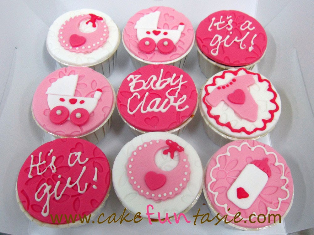 Girl Baby Shower Cupcakes
 Cake Funtasie January 2014