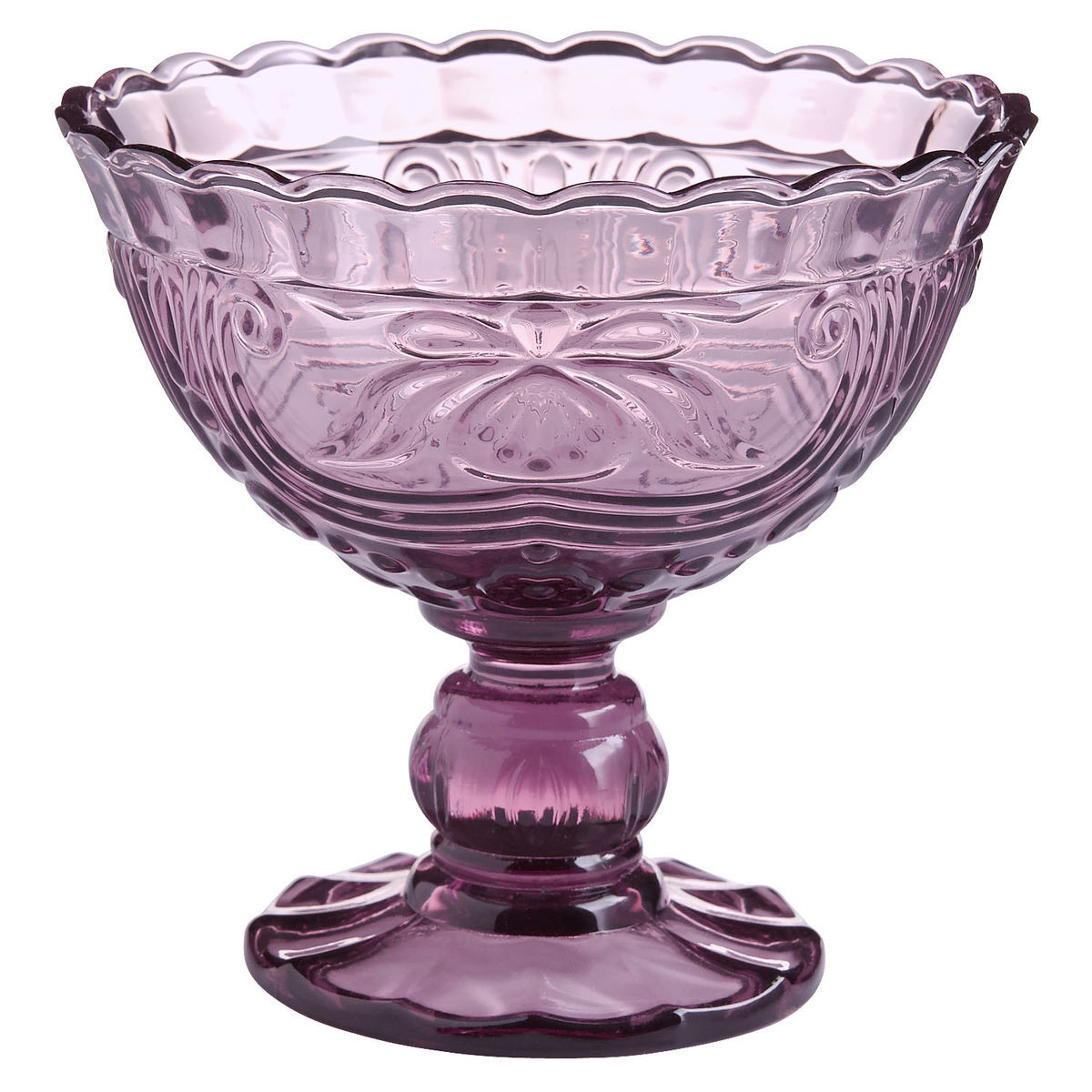 Glass Dessert Cups
 Fiona Purple Glass Dessert Cups