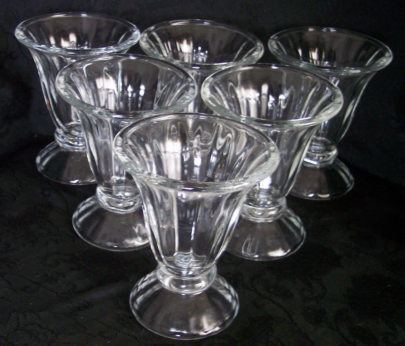 Glass Dessert Cups
 Libbey Tulip Glass Dishes Bowls Cups Sundae Parfait
