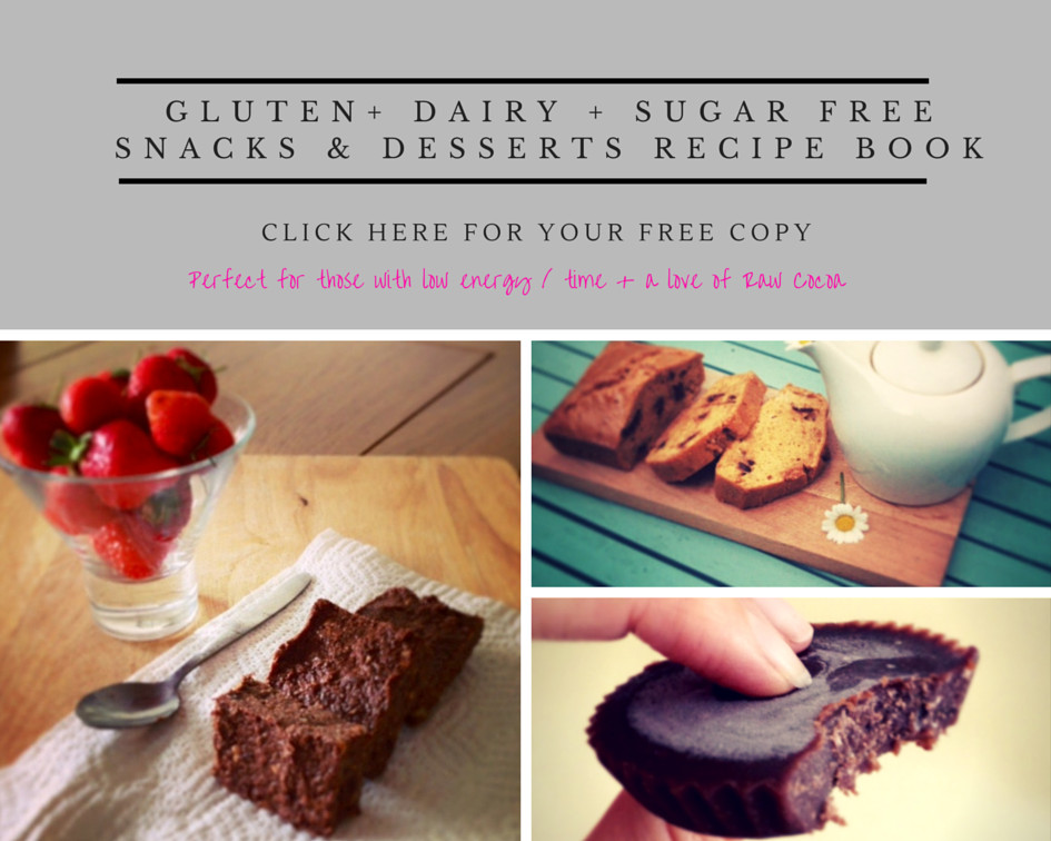 Gluten And Sugar Free Desserts
 A FREE Recipe Book Gluten Free Dairy Free Sugar Free