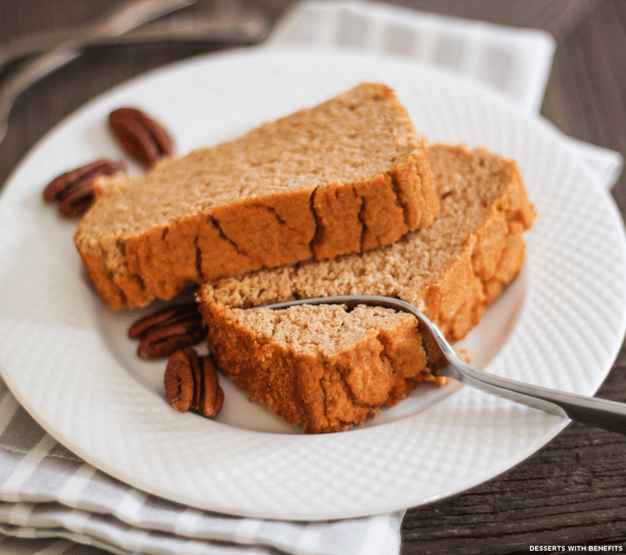 Gluten And Sugar Free Desserts
 Desserts With Benefits Healthy Pumpkin Cake Loaf recipe