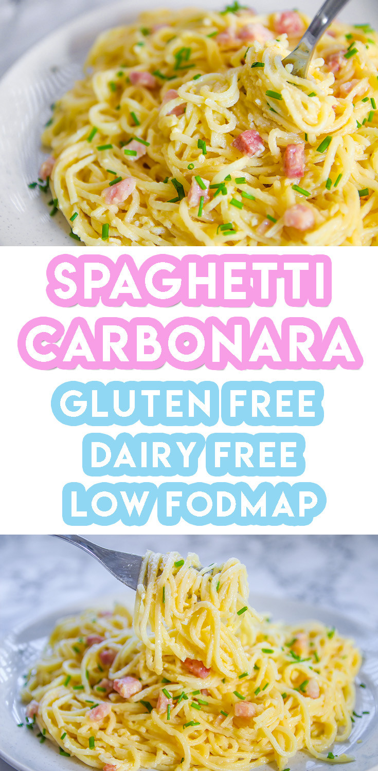 Gluten Free And Dairy Free Recipes
 My Gluten Free Spaghetti Carbonara Recipe low FODMAP