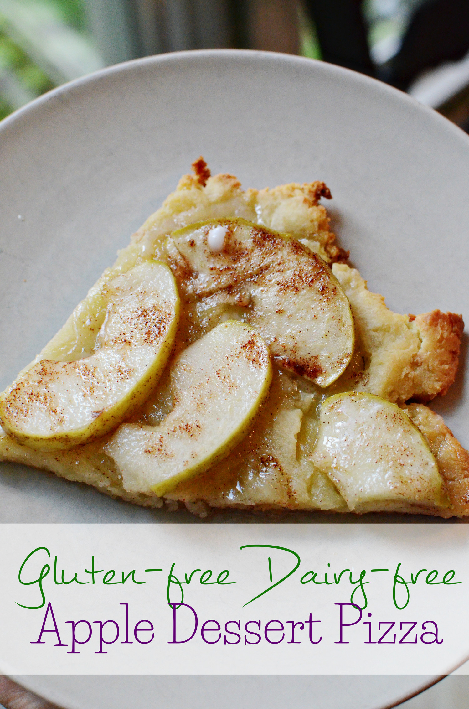 Gluten Free Apple Desserts
 Gluten Free Dairy Free Apple Dessert Pizza