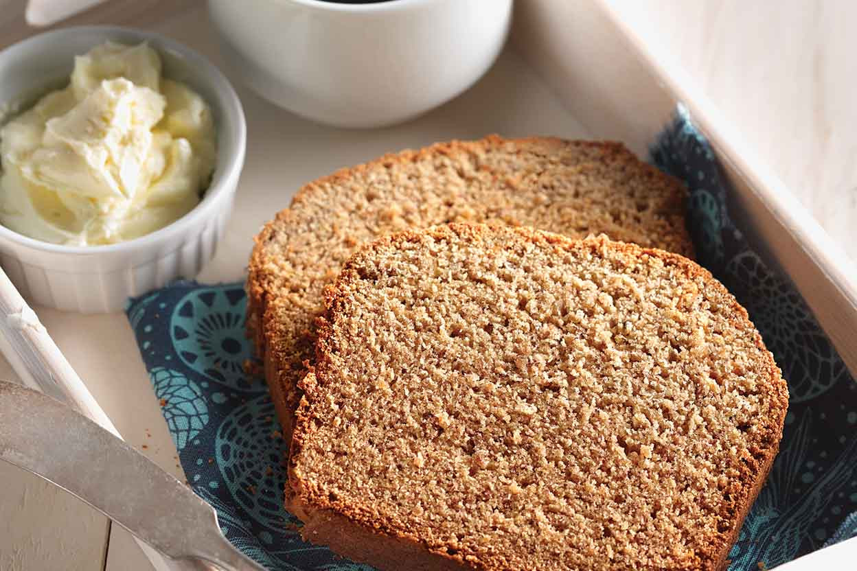 Gluten Free Bread Flour
 Gluten Free Banana Bread with Coconut and Flax Recipe