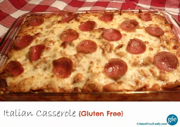 Gluten Free Casserole Recipes
 Gluten Free Italian Casserole Recipe