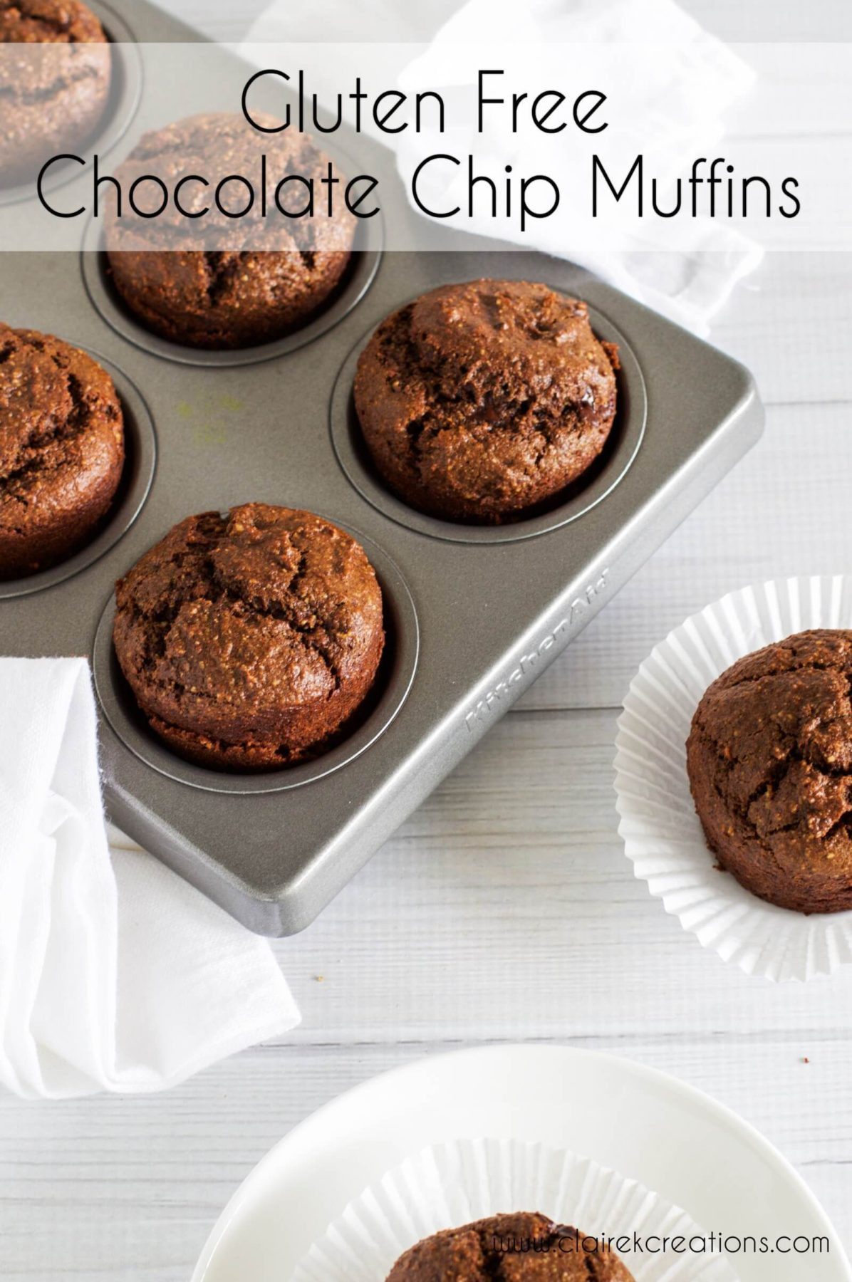 Gluten Free Chocolate Chip Muffins
 Gluten free chocolate chip muffins Claire K Creations