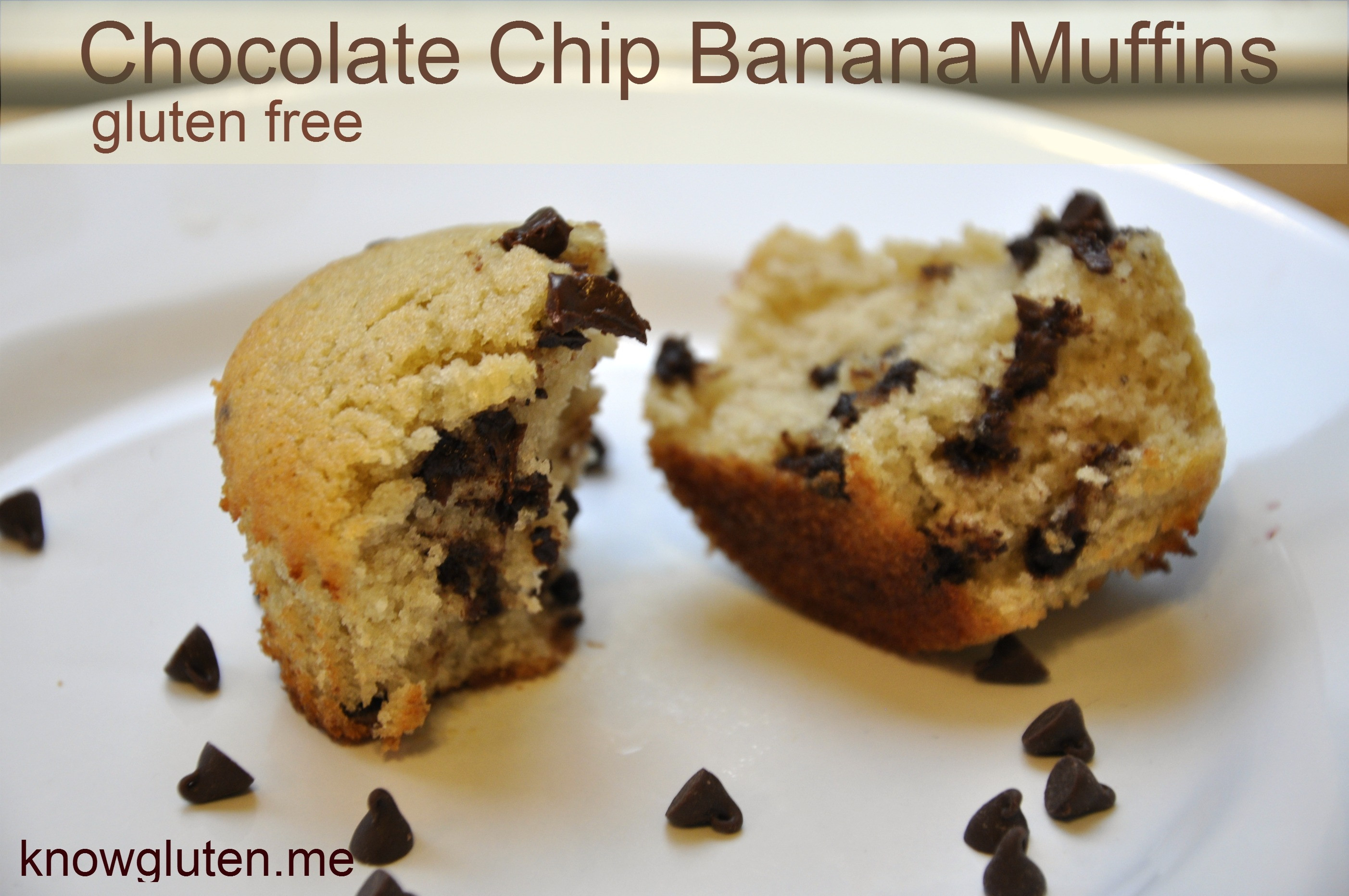 Gluten Free Chocolate Chip Muffins
 Chocolate Chip Banana Muffins Gluten Free know gluten