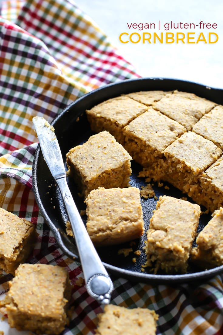 Gluten Free Corn Bread
 Vegan Gluten Free Cornbread • Fit Mitten Kitchen