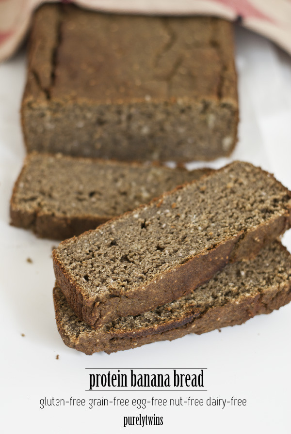 Gluten Free Dairy Free Banana Bread
 protein banana bread gluten grain nut dairy and egg free