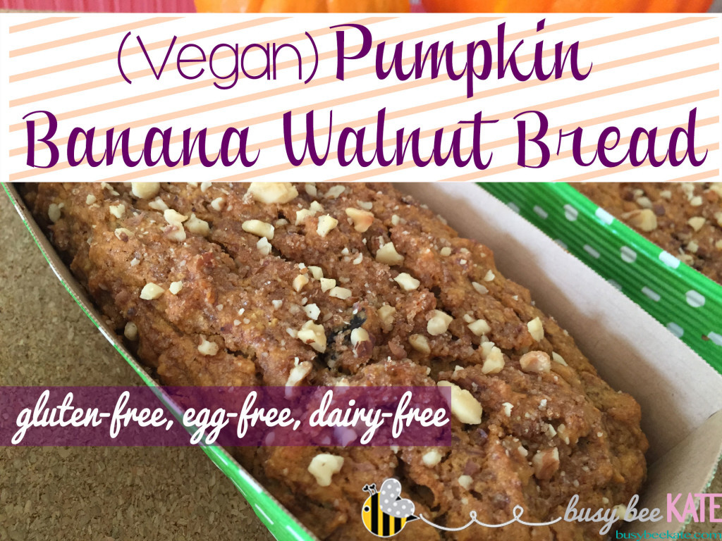 Gluten Free Dairy Free Banana Bread
 Vegan Pumpkin Banana Walnut Bread Egg Free Dairy Free